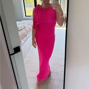 Formal Pink Maxi Dress